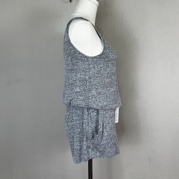 Artizia Wilfred Free Izabel Romper Gray Tie‎ Waist Sleeveless Kni Size XXS - Picture 7 of 12